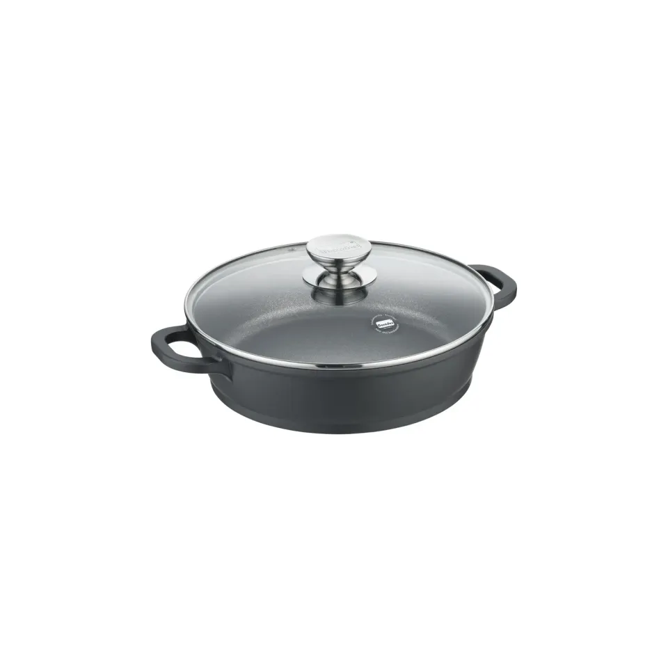 Berndes Vario Click serveringspanna 28 cm med lock non-stick