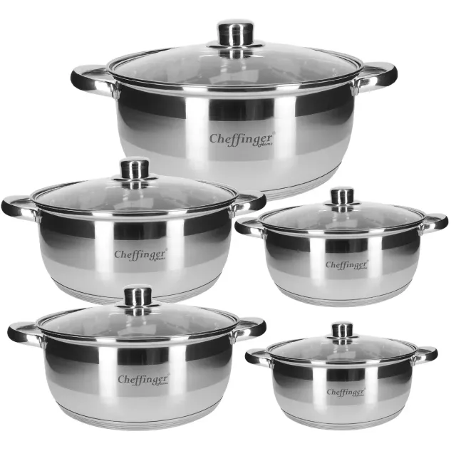 Cheffinger CF-SP09 soppgryta rostfri
