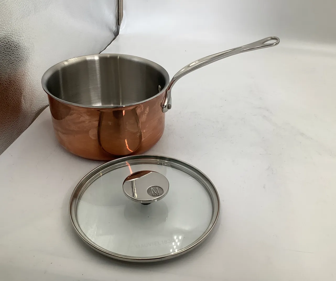 Mauviel M'Triply S kastrull 2,6 qt koppar