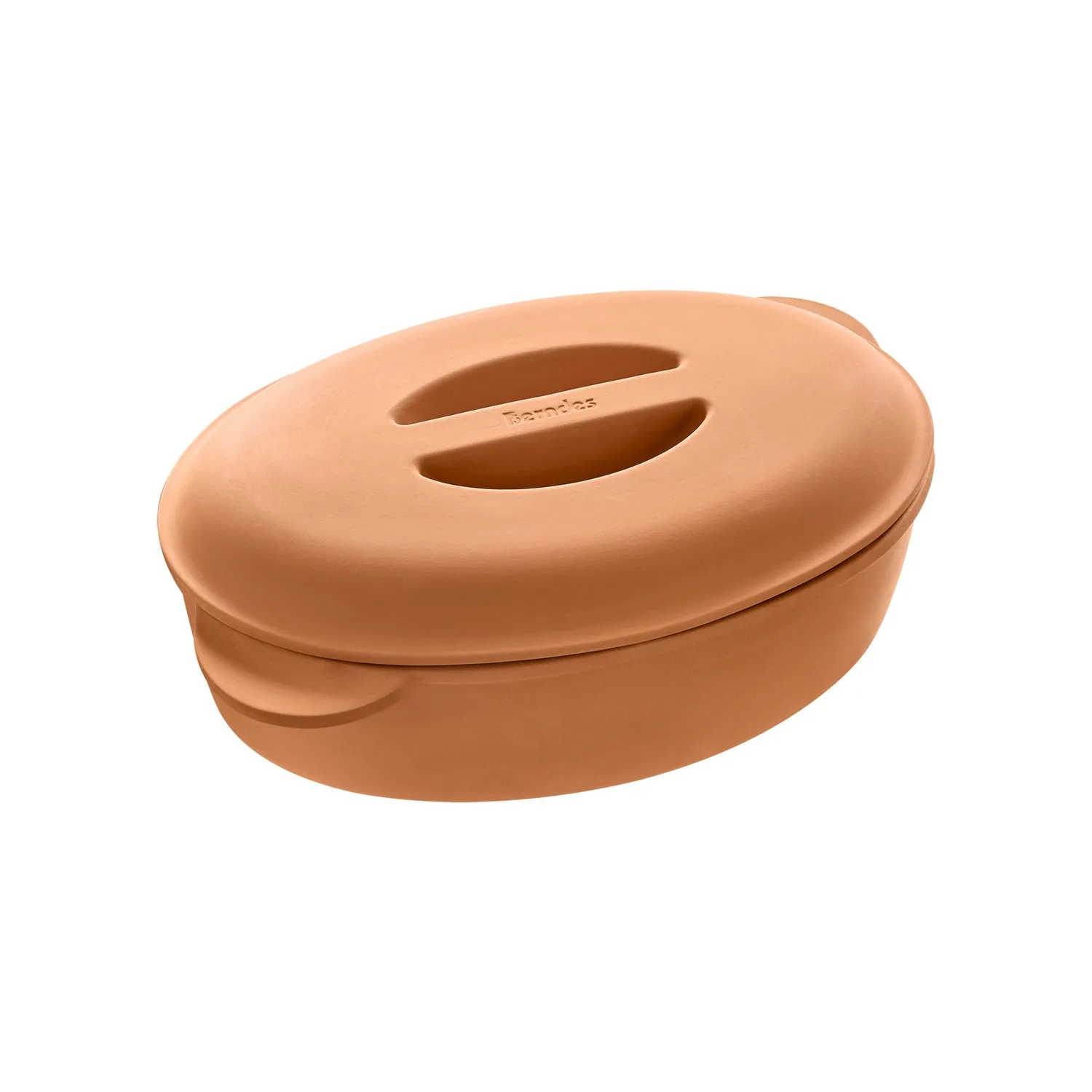 Berndes b.terra lergryta oval 4 liter terrakotta