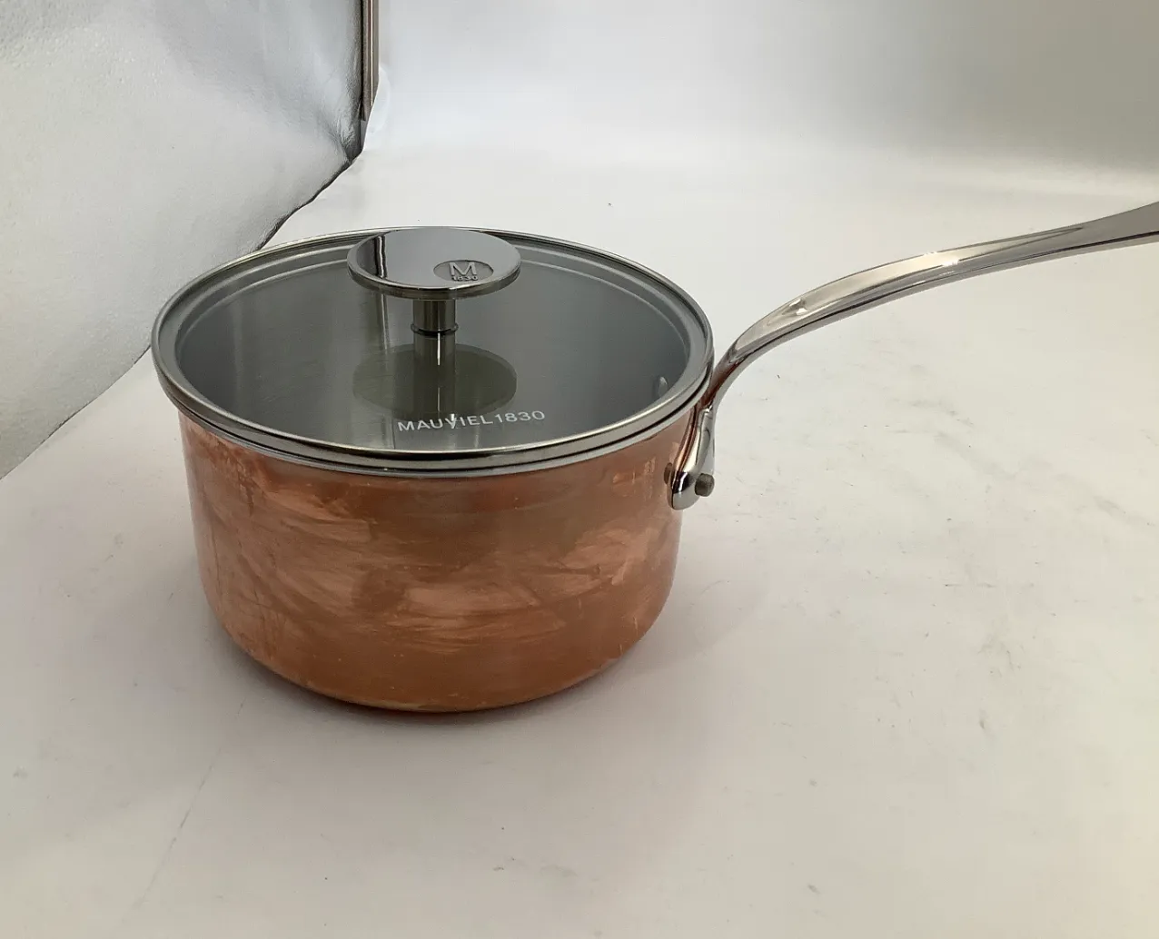 Mauviel M'Triply S kastrull 2,5 l koppar open box 2