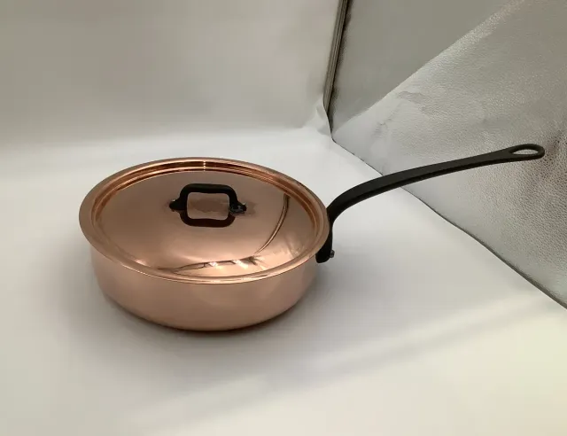 Mauviel M'Héritage 150CI sautépanna 24 cm koppar