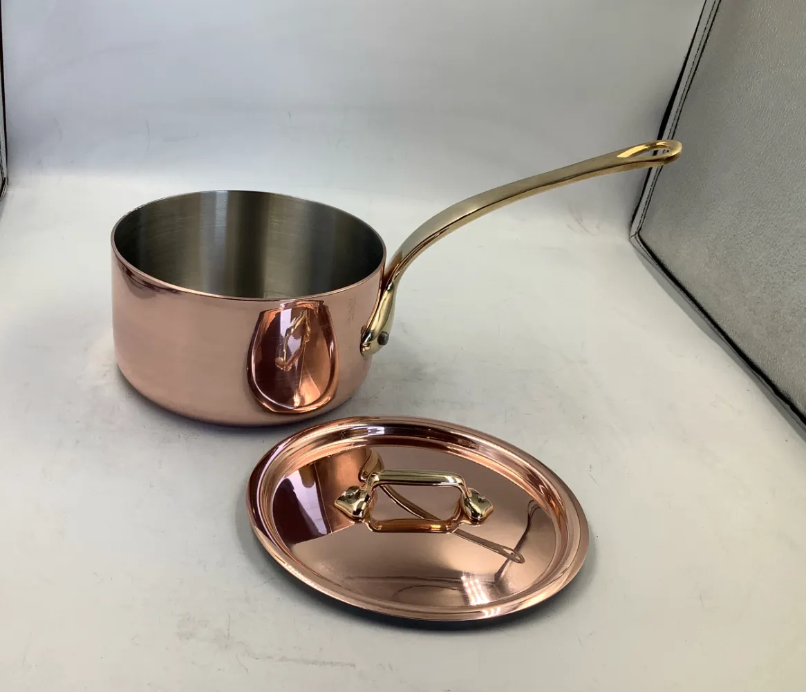 Mauviel M'Heritage M'200 B kastrull koppar 1,7 l med lock