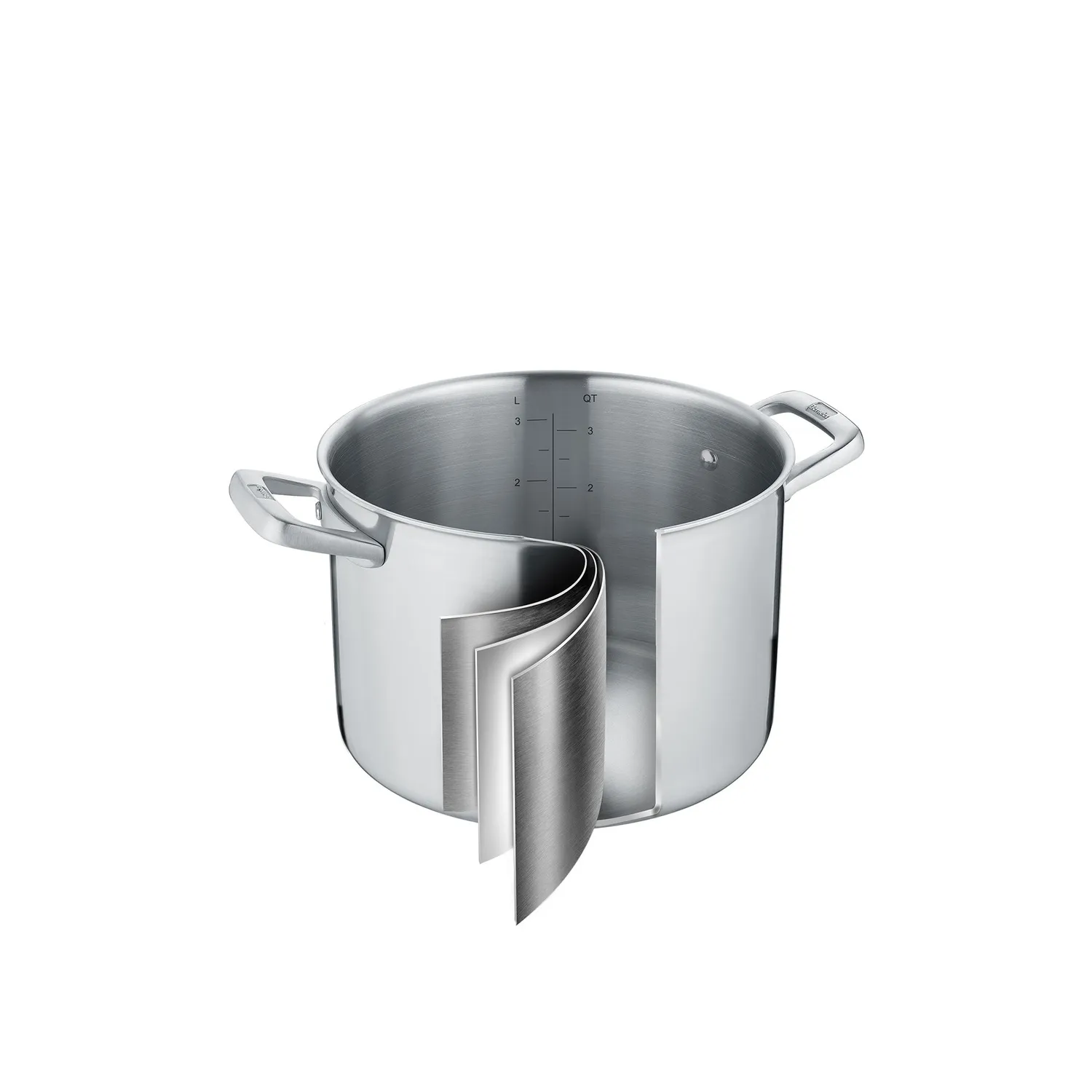 Berndes Tricion Resist gryta med glaslock 20 cm rostfri