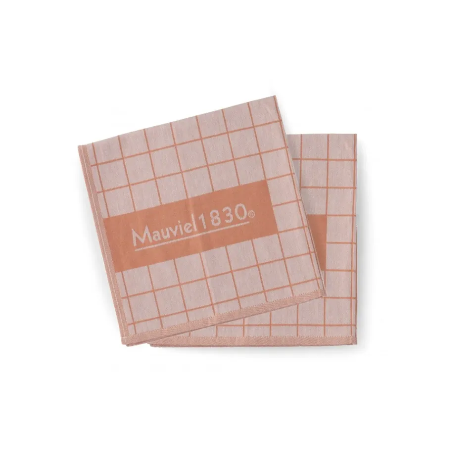 Mauviel kökshandduk bomull 60x60 cm 2-pack vit