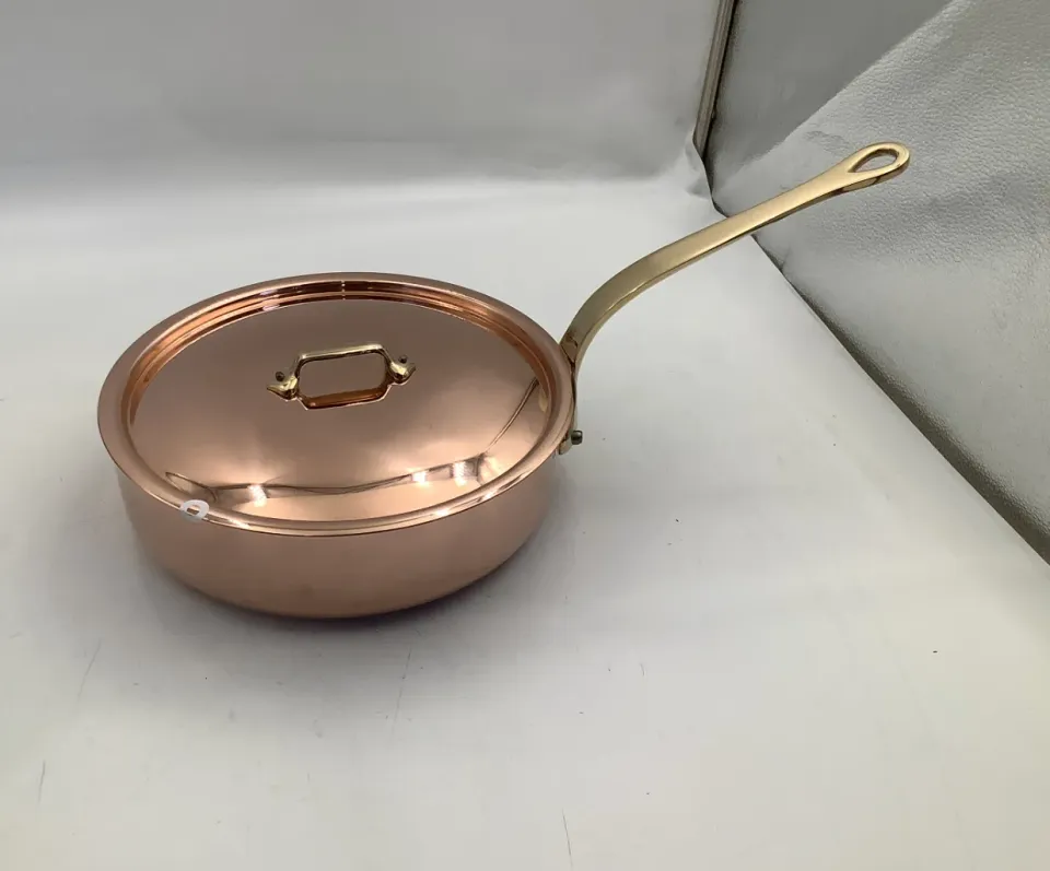 Mauviel M'Héritage M'200 B sauteuse koppar 3,3 qt mässing