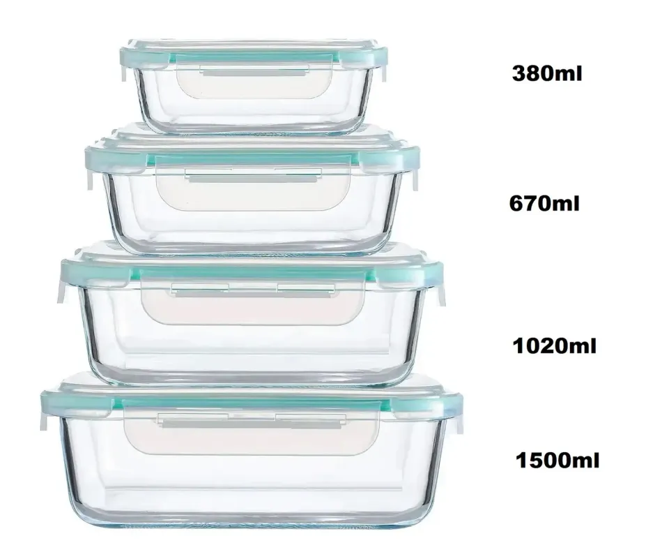 Cheffinger CF-FCS4 matlådor 4-pack rostfria