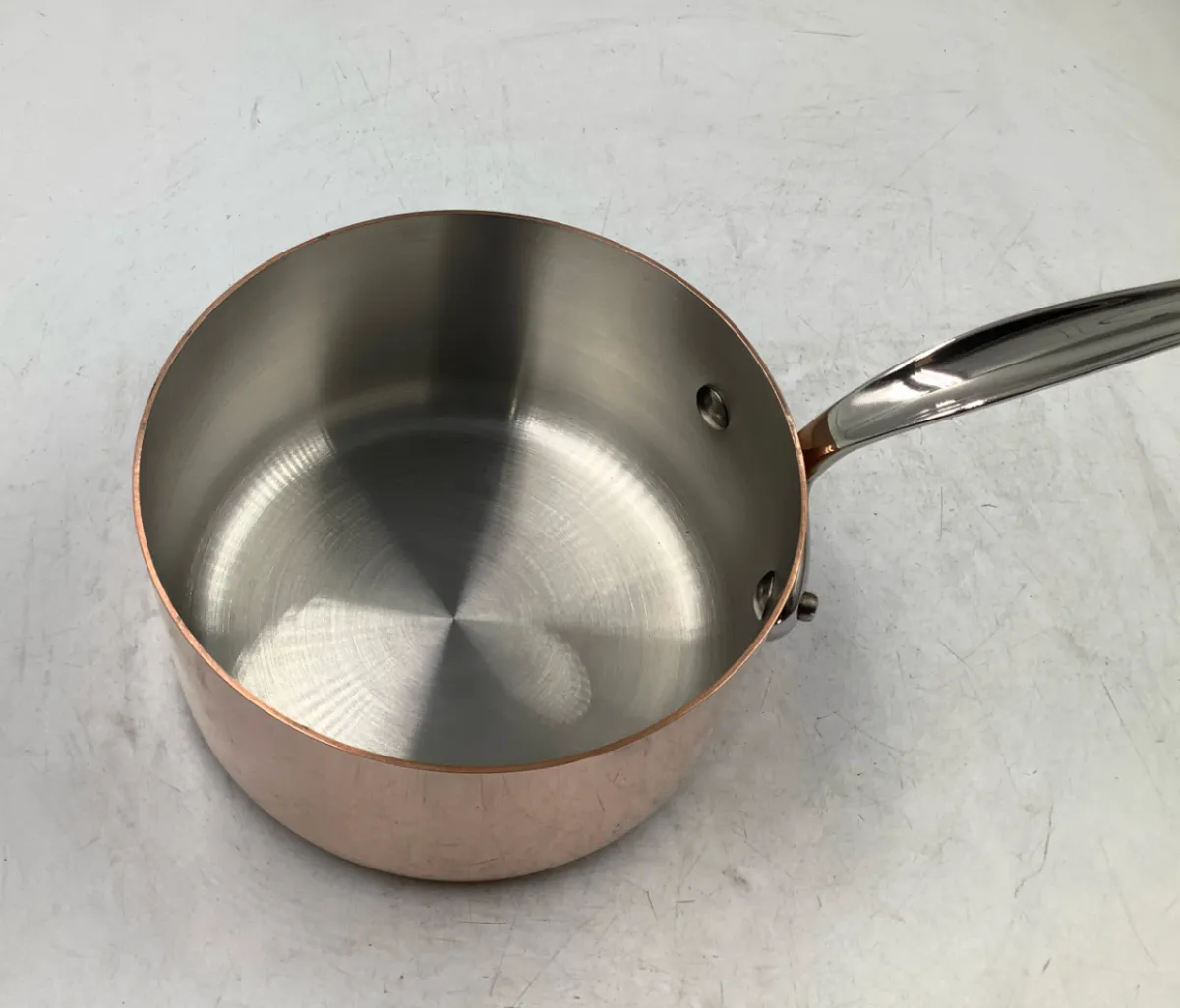 Mauviel M'Heritage M150S kastrull med lock 1,8 l koppar