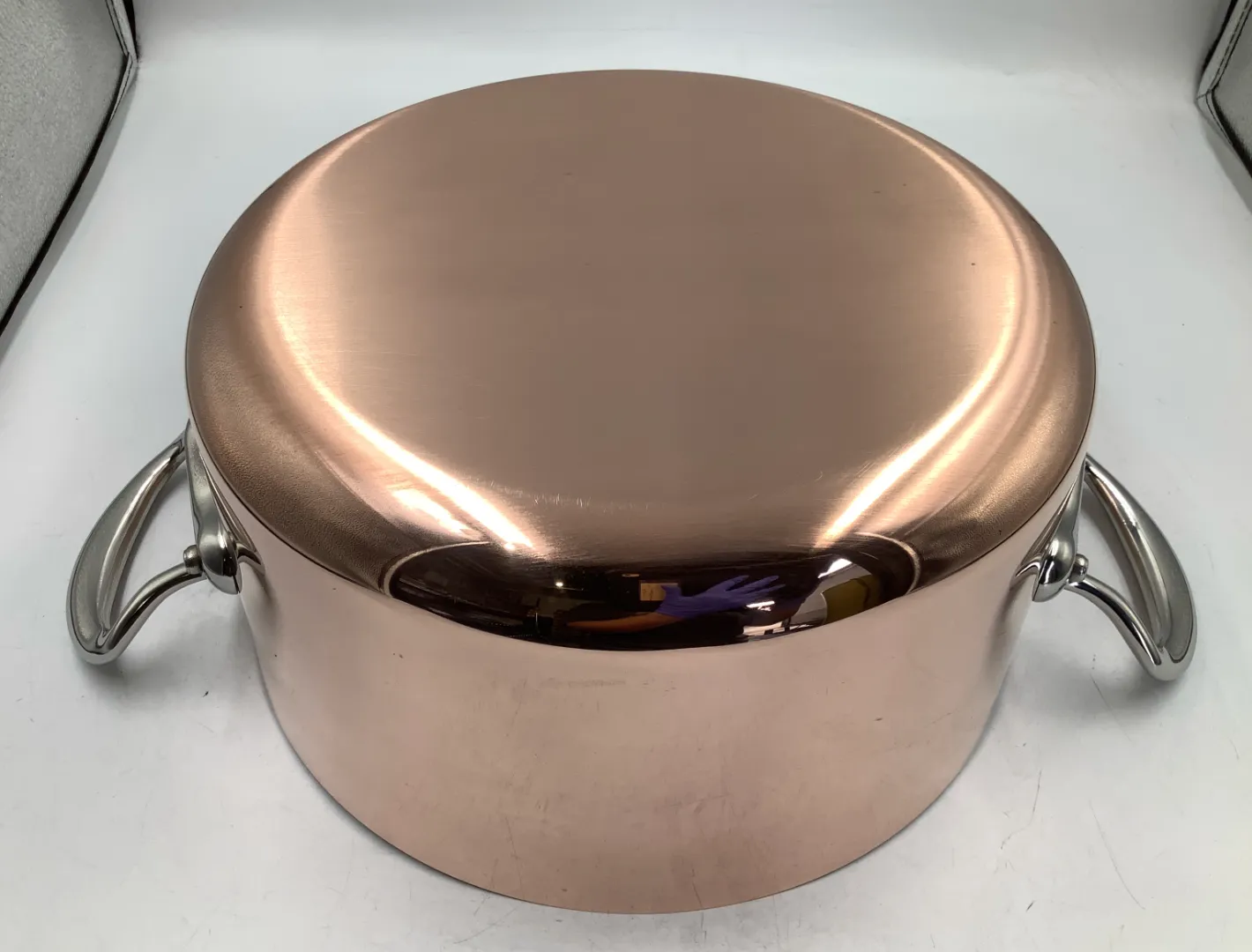 Mauviel M'Heritage M'150 S gryta med lock 5,6 Qt rostfri