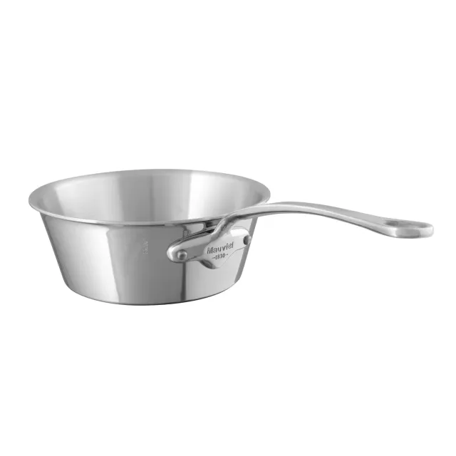 Mauviel M'Cook sauteuse 5-ply stålhandtag lock