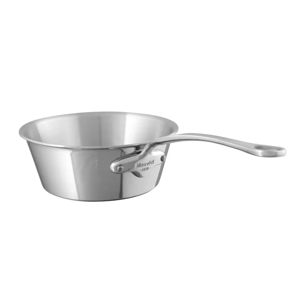 Mauviel M'Cook sauteuse 5-ply stålhandtag lock
