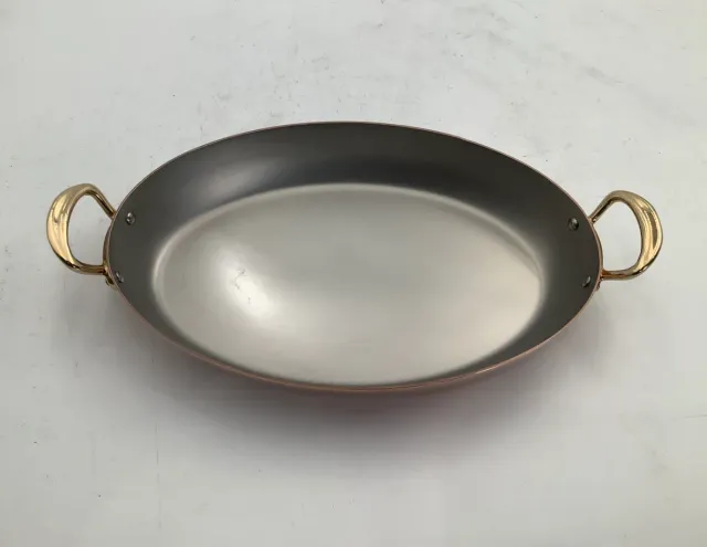 Mauviel M'Heritage M'150 B gratängform oval 25 cm koppar