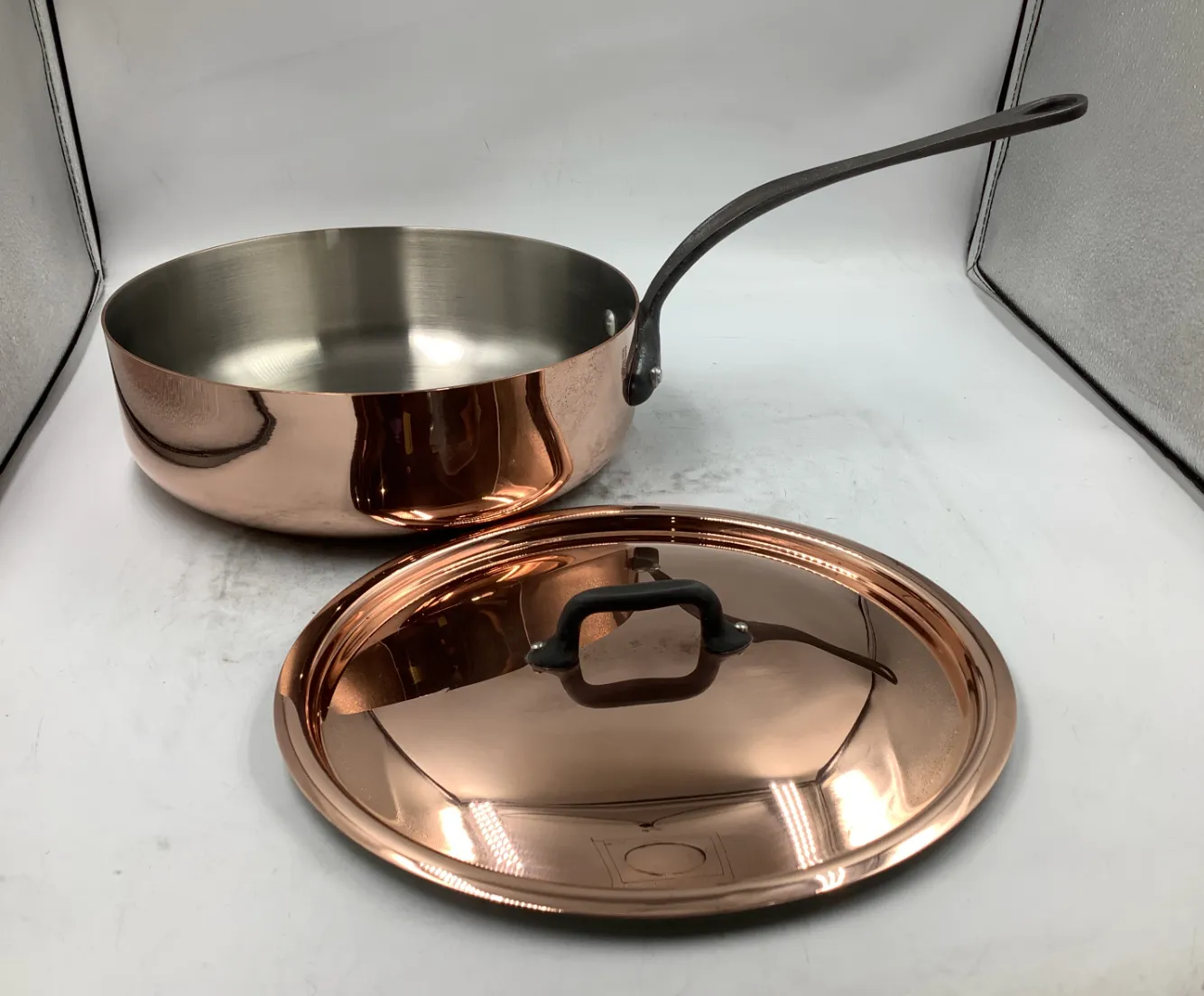 Mauviel M’Heritage 150CI sauteuse koppar 24 cm gjutjärn