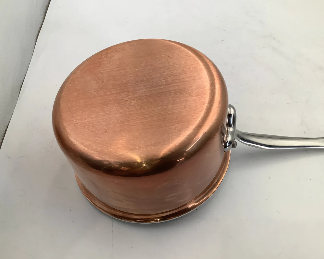 Mauviel M'Triply S kastrull 2,6 qt koppar open box