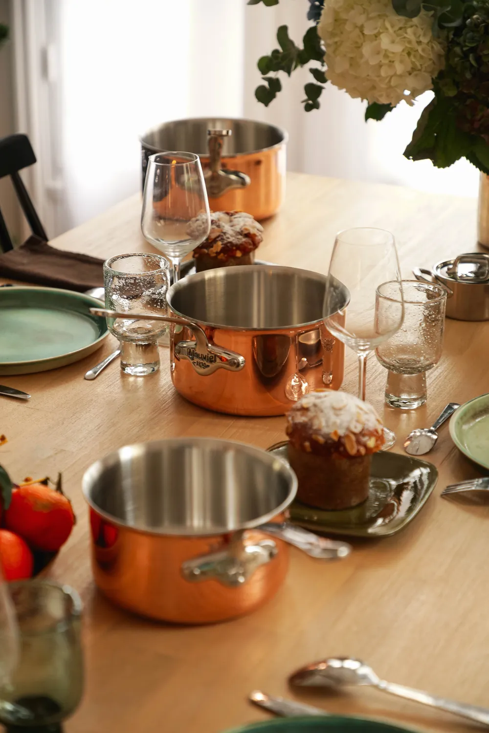 Mauviel M'6 S Induction kastrull koppar 0,9 qt