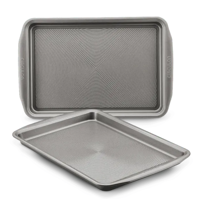 Circulon 2-Piece kakplåtset grå nonstick 2-pack