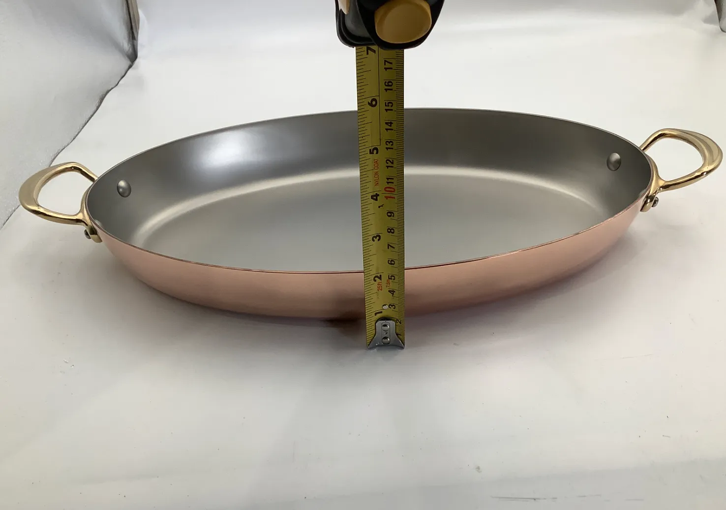 Mauviel M'Heritage M150B gratängform oval 40 cm koppar