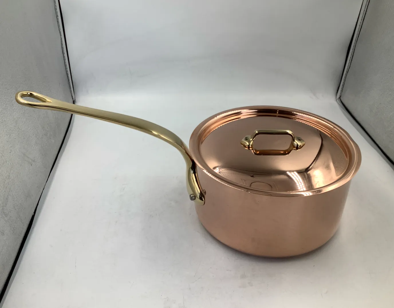 Mauviel M'Heritage M'200B Kastrull koppar 3,1 L mässing