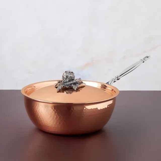 Ruffoni Opus Cupra traktörpanna 24 cm koppar lock