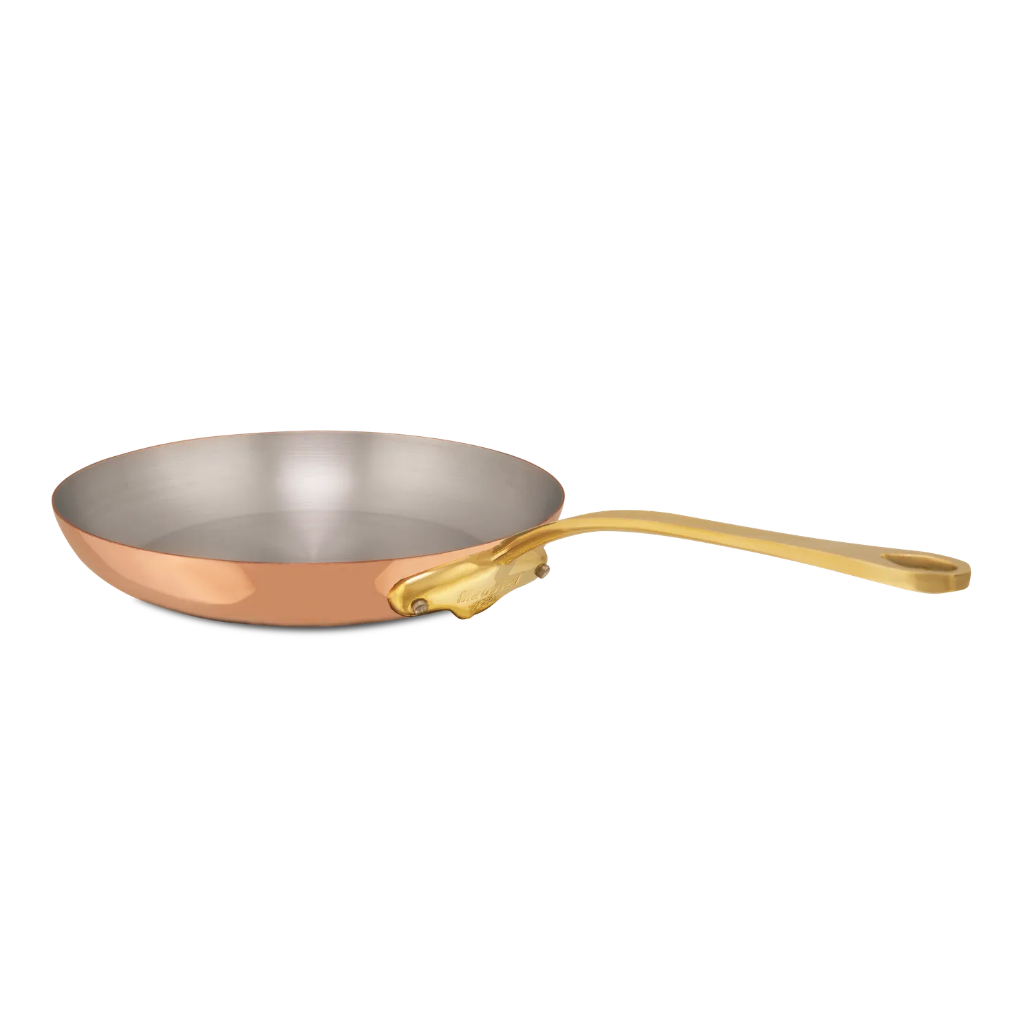 Mauviel M'Heritage M150B stekpanna koppar mässing