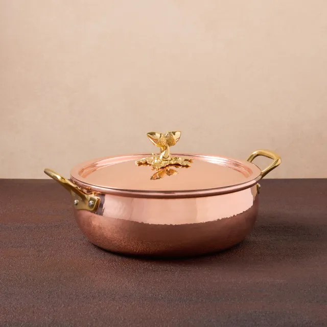 Ruffoni Historia traktörpanna koppar 24 cm tennfodrad
