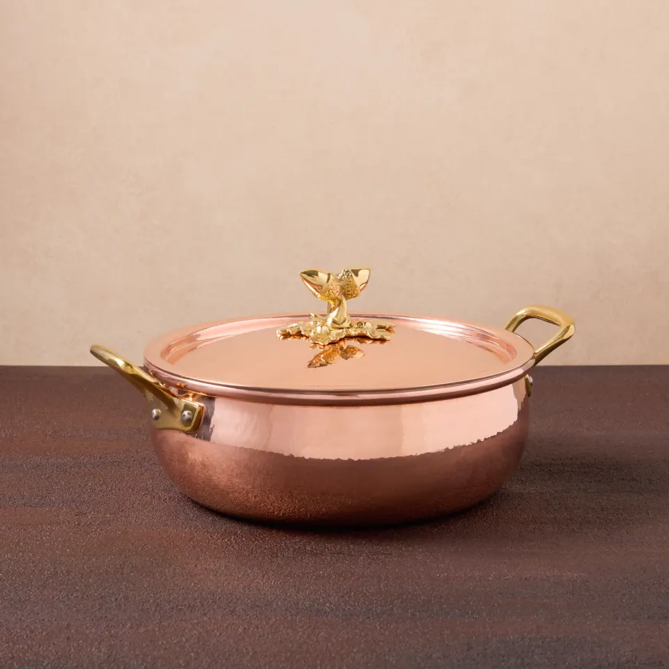 Ruffoni Historia traktörpanna koppar 24 cm tennfodrad