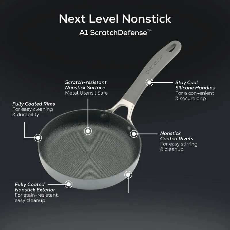 Circulon A1 ScratchDefense stekpanna 6,25 tum nonstick