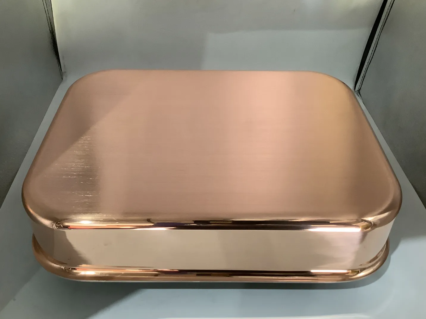Mauviel M'Héritage långpanna koppar med galler öppen förpack