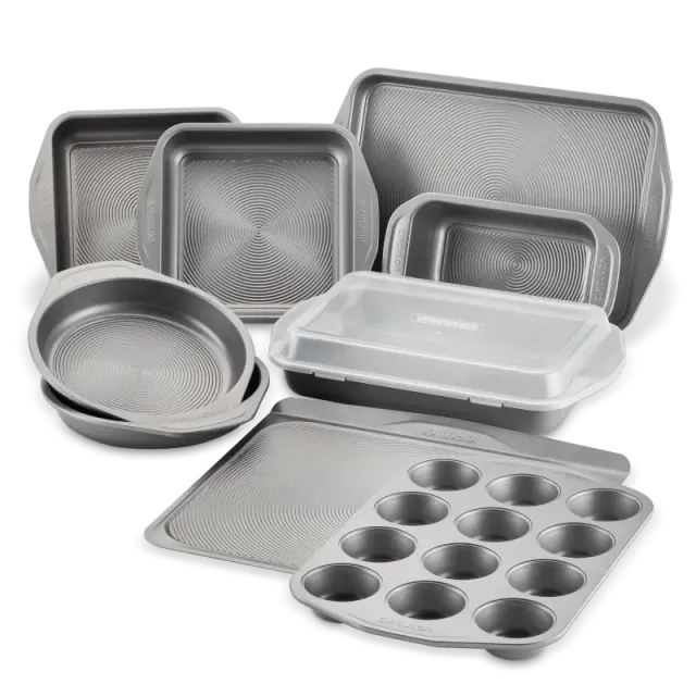Circulon Total bakset nonstick 10-delar grå