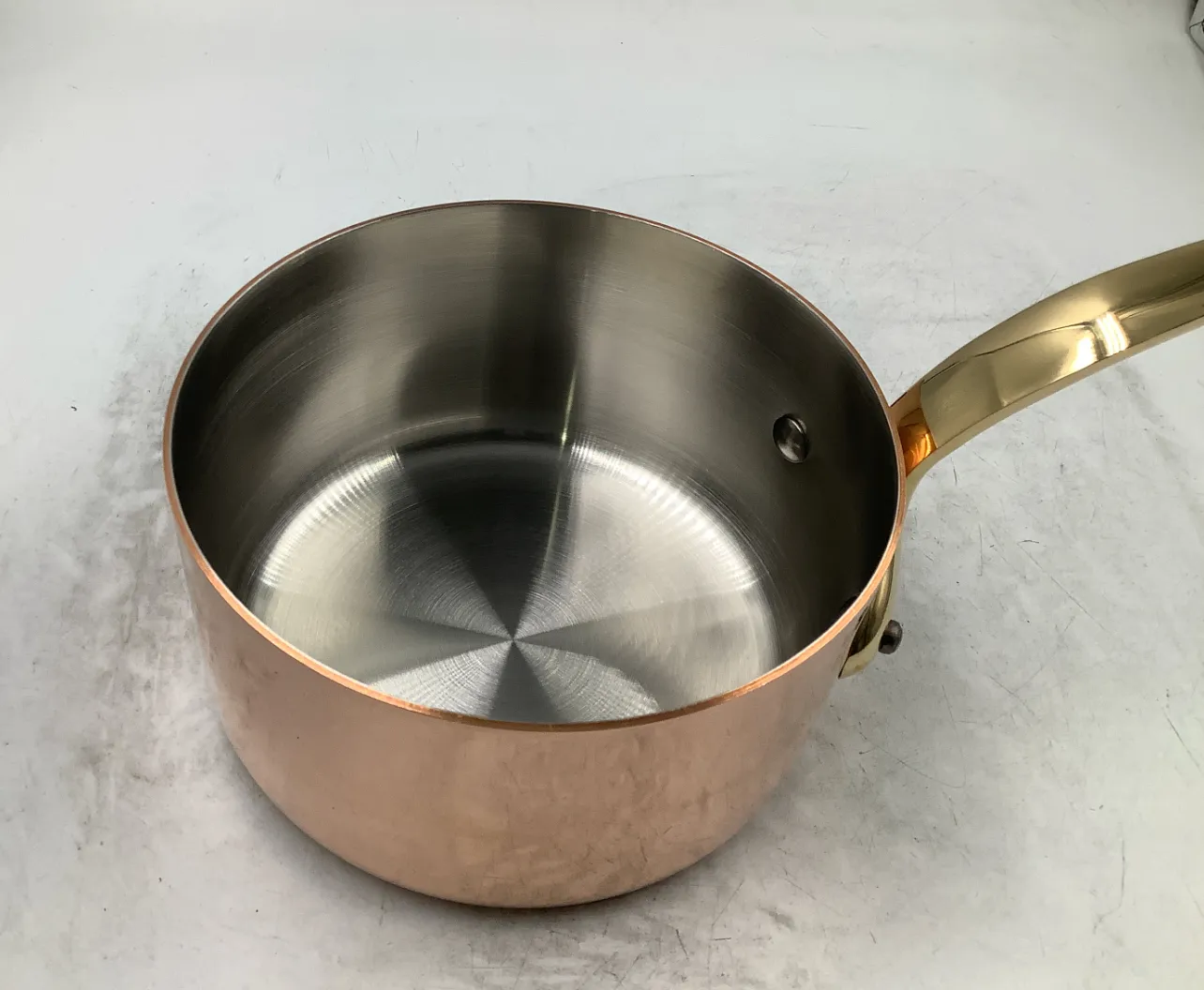 Mauviel M'Heritage M'200B Kastrull koppar 1,7 L mässing