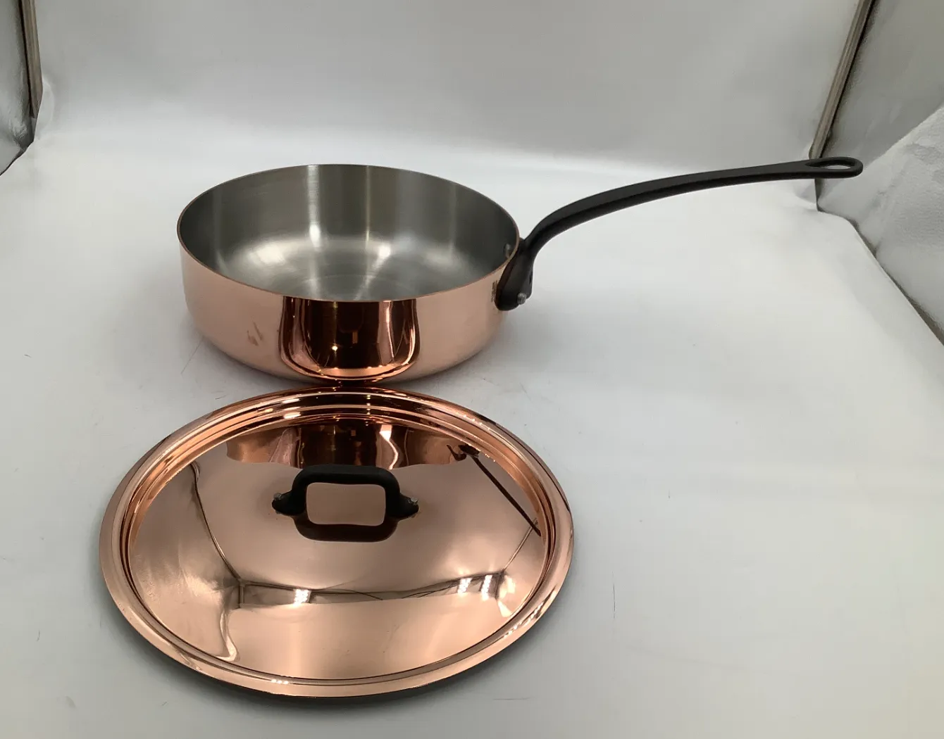 Mauviel M'Heritage 250CI sautepanna koppar 3,1 l lock