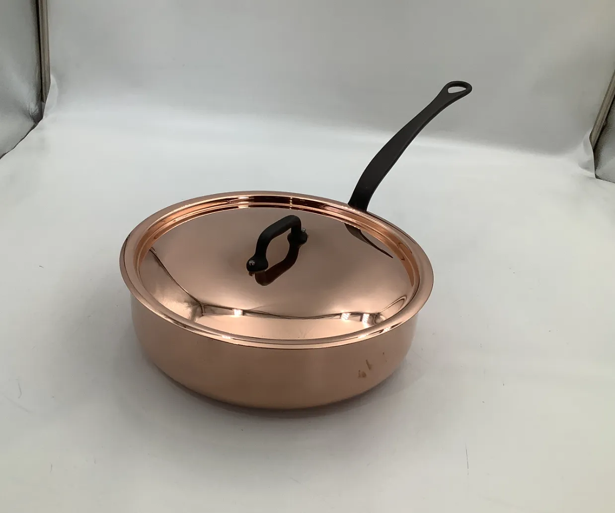 Mauviel M'Heritage 250CI sautepanna koppar 3,1 l lock
