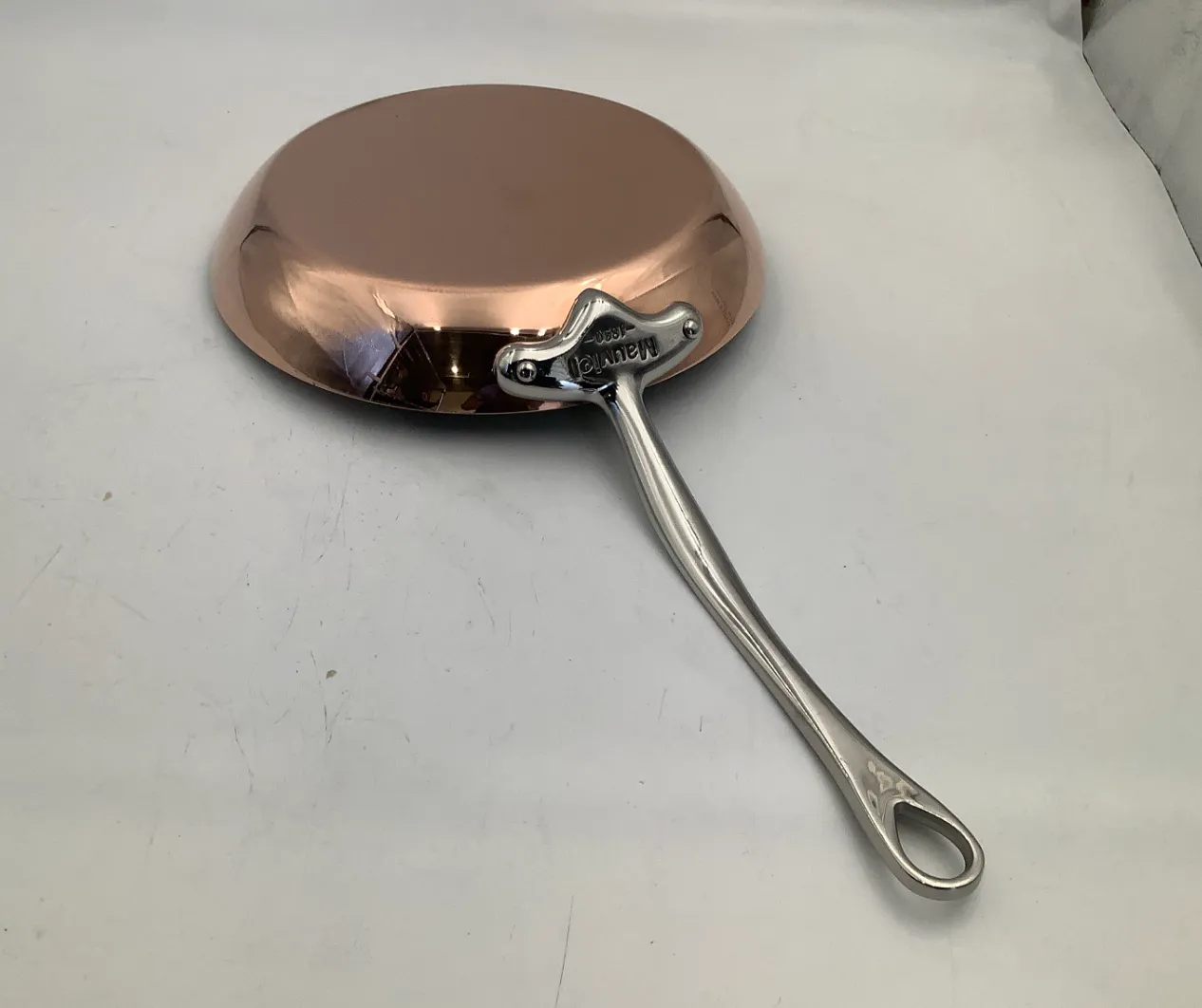 Mauviel M'Héritage M'150 S stekpanna 26 cm koppar box 8