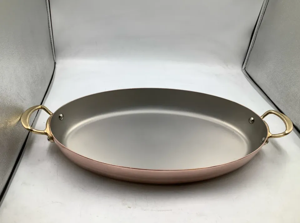Mauviel M'Héritage oval gratängpanna koppar 40 cm
