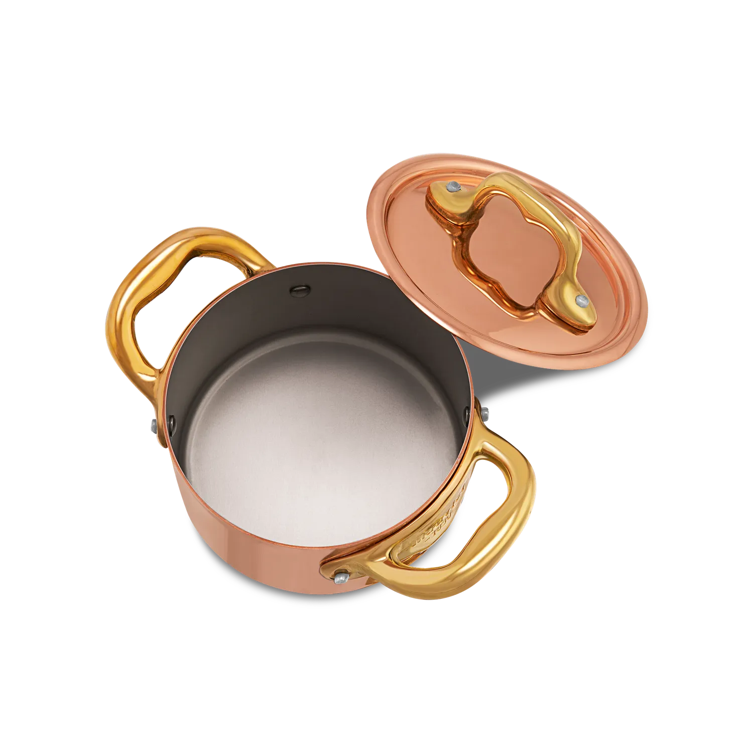 Mauviel M'Minis minigryta koppar 0,3 liter lock
