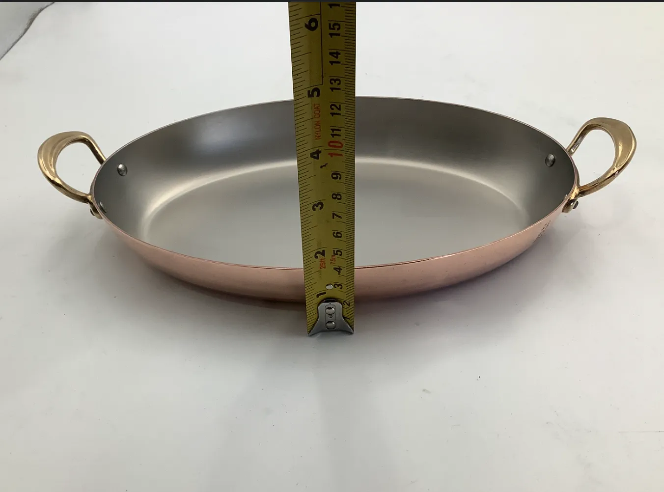 Mauviel M'Heritage M'150 B gratängpanna oval 25 cm koppar