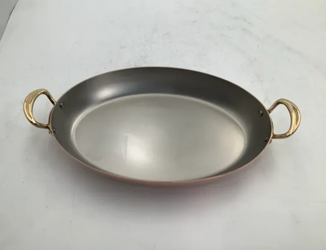 Mauviel M'Heritage M'150 B gratängform oval 25 cm koppar