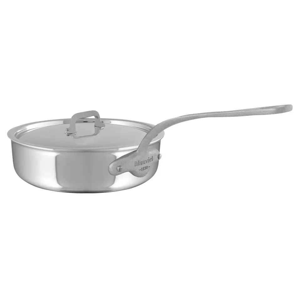 Mauviel M'Cook SB traktörpanna med lock 3,2 l rostfri