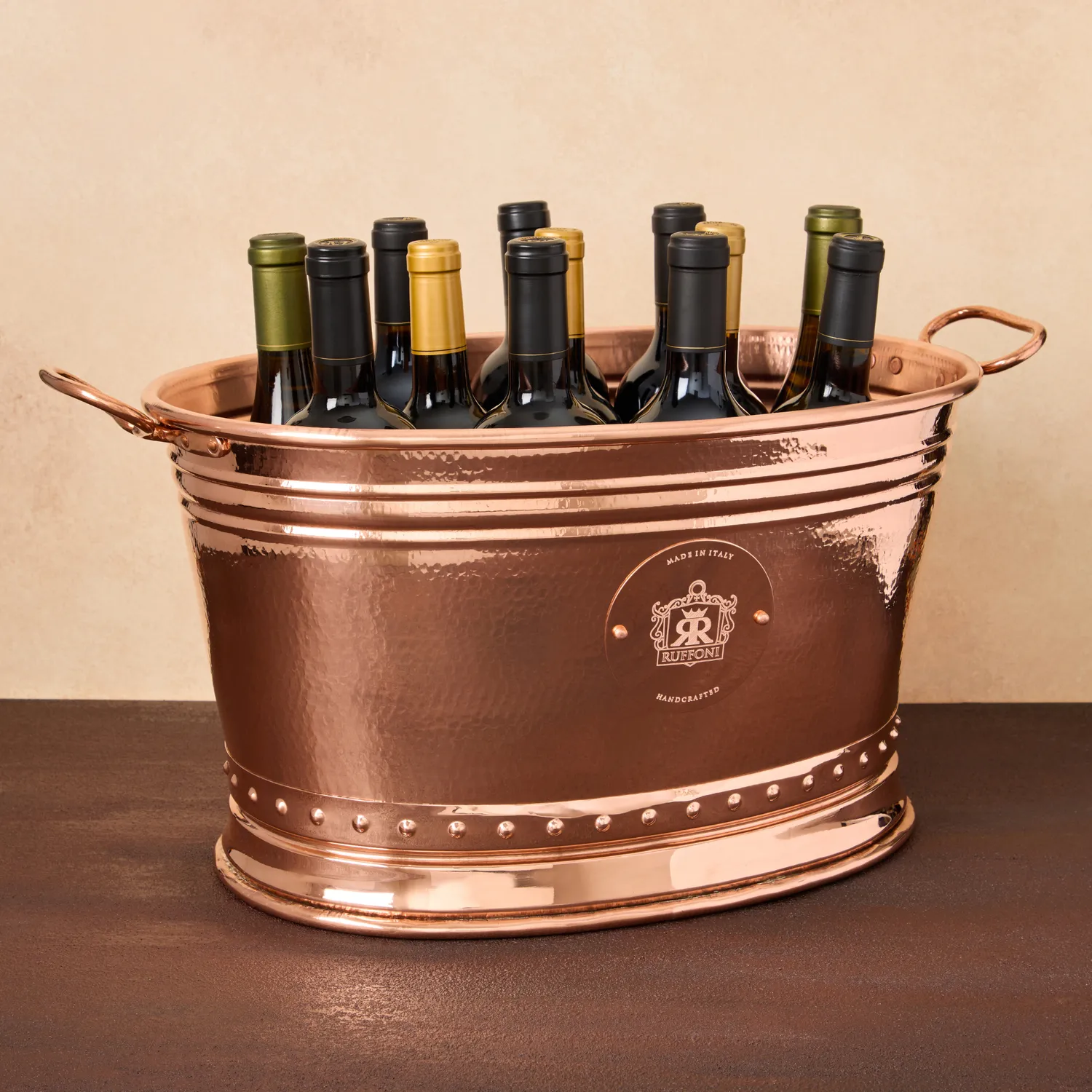 Ruffoni Historia champagnekylare koppar 45 cm