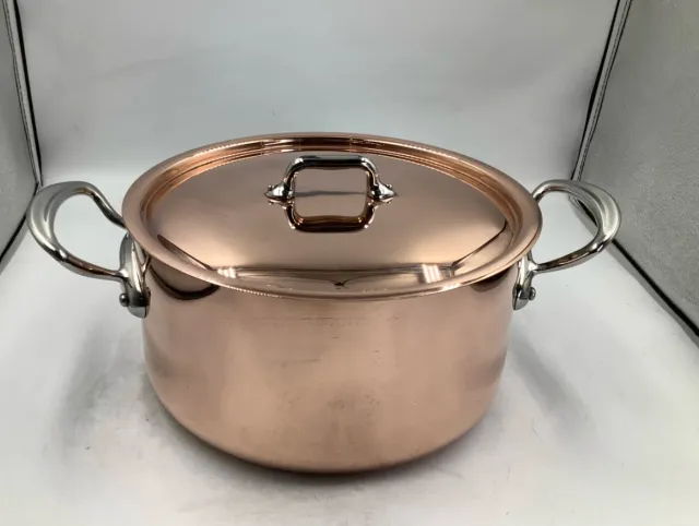 Mauviel M'Heritage M150 S gryta koppar 5,3 l med lock