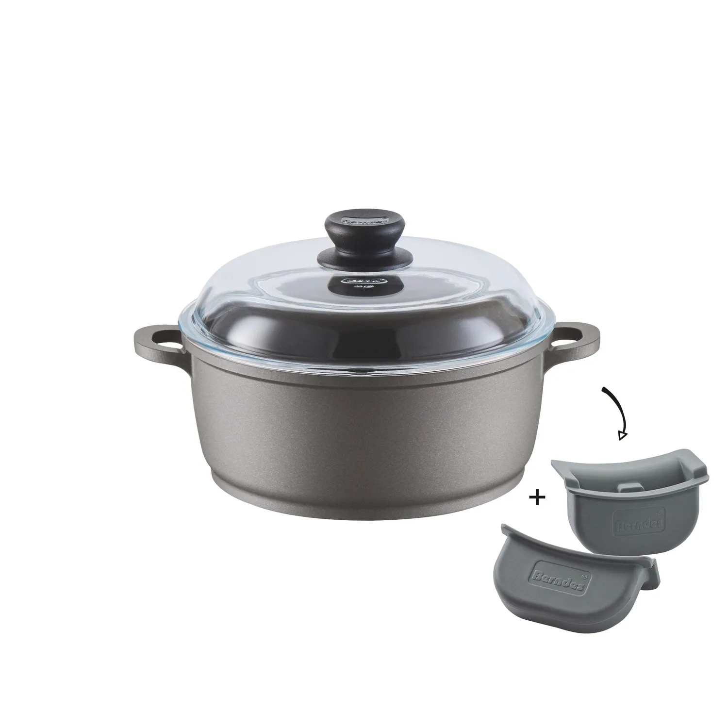 Berndes Bonanza Induction kastrull 20 cm med glaslock