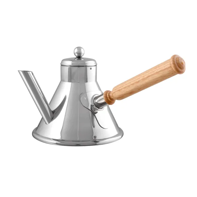 Mauviel M'Tradition kaffekanna stål 1 qt trähandtag