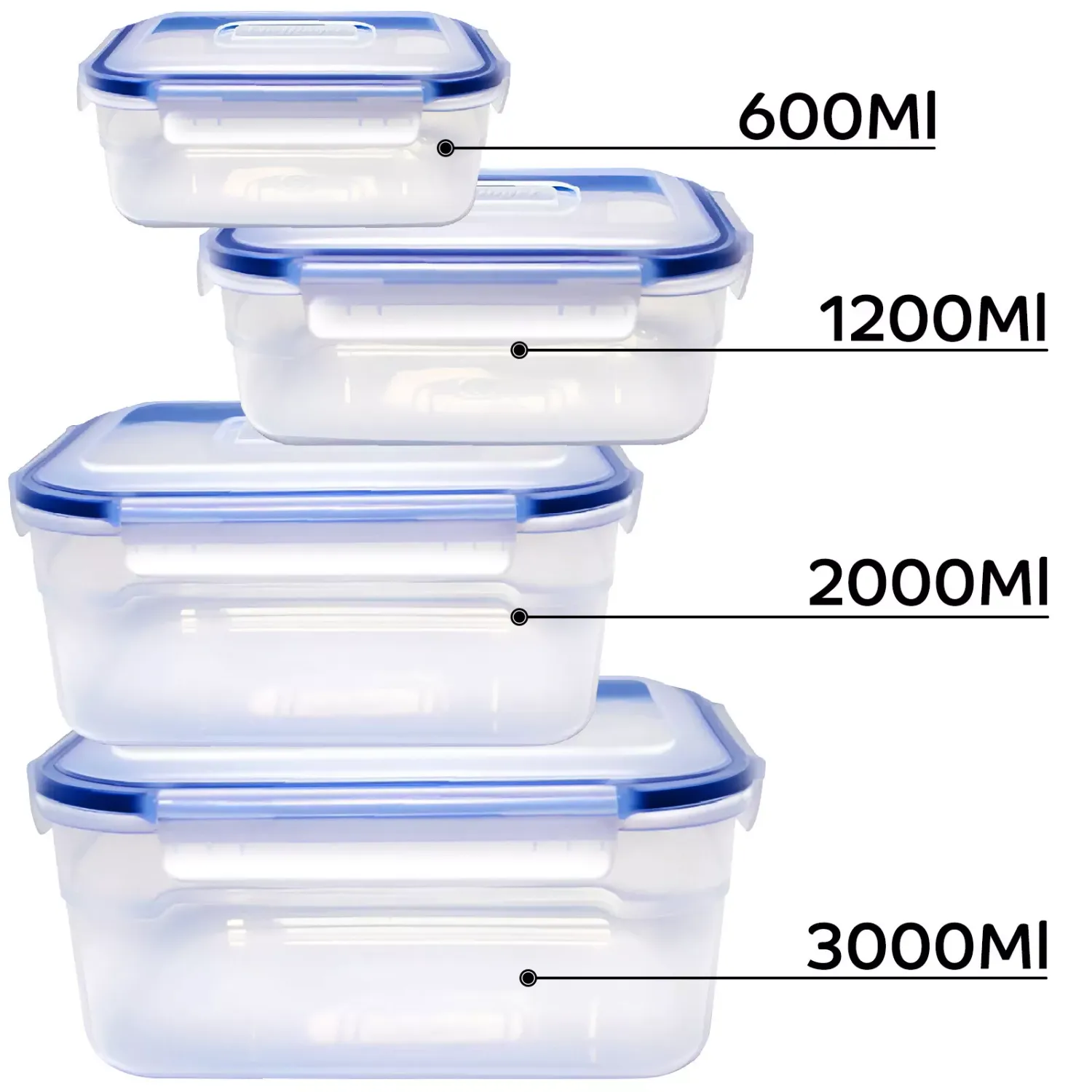 Cheffinger CF-STORAGE01 förvaringsburk med lock tät