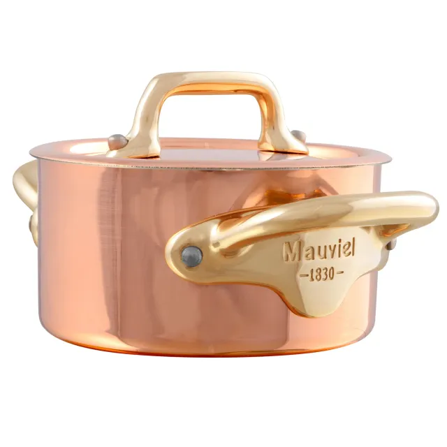 Mauviel M'Minis minigryta koppar 0,3 liter lock