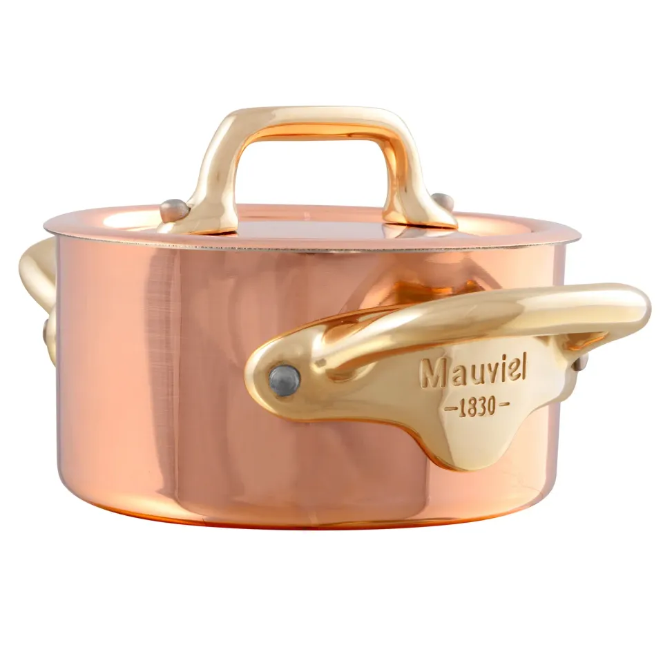 Mauviel M'Minis minigryta koppar 0,3 liter lock