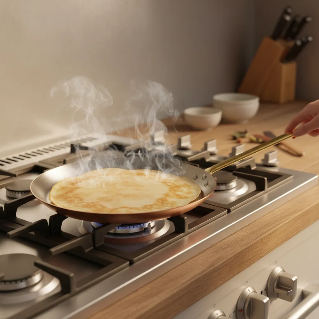 Mauviel M'Heritage M'150 B pannkakspanna koppar 26 cm