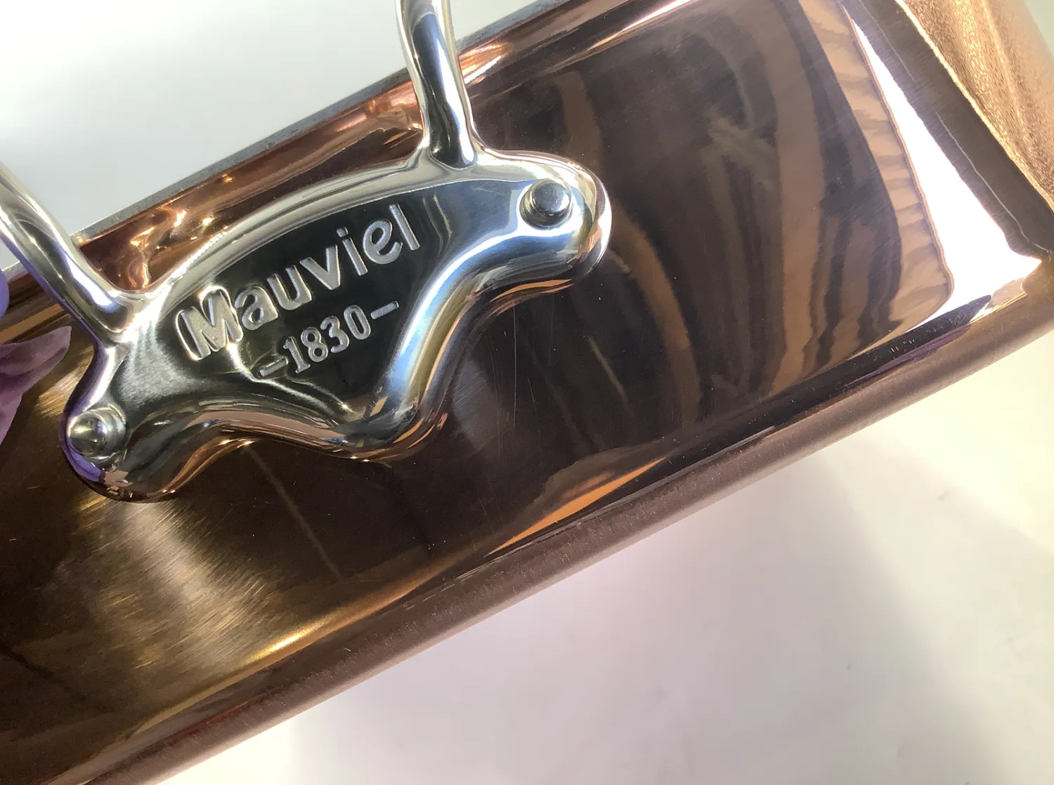 Mauviel M'Heritage M150 Långpanna koppar galler öppen