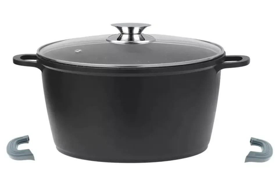 Cheffinger CF-DP24 gryta 24 cm med lock hållbar