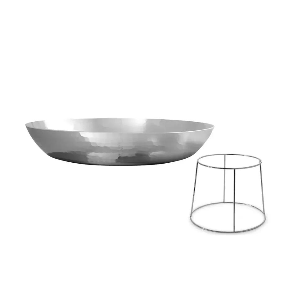 Mauviel M'Elite fiskpanna 28 cm hamrad med galler