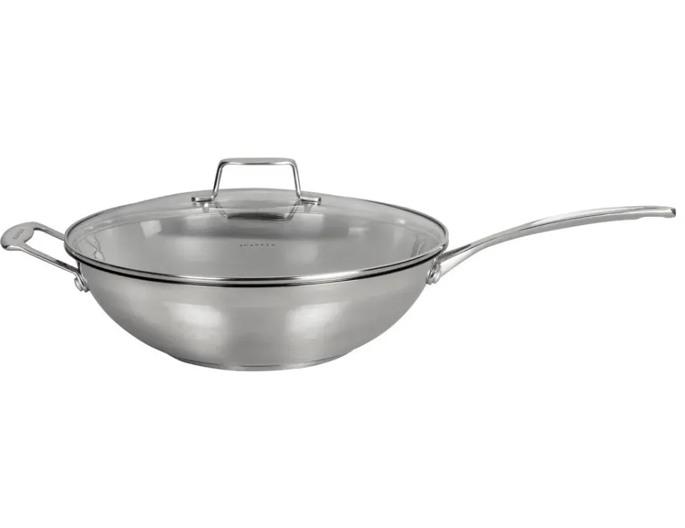 Scanpan Impact wok 32 cm rostfri utan non-stick